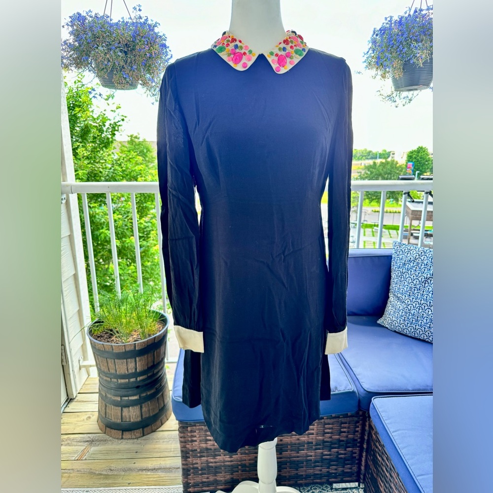 Kate Spade Dress with beaded collar